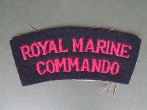Royal Marines 1945 Period 'Royal Marine Commando' Shoulder Title