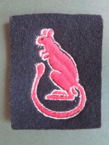 British Army WW2 7th Armoured Division Formation Sign