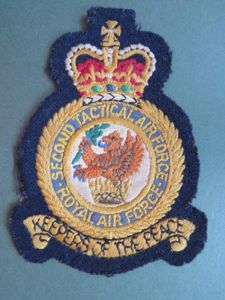 Royal Air Force 'Second Tactical Air Force' Flightsuit Patch
