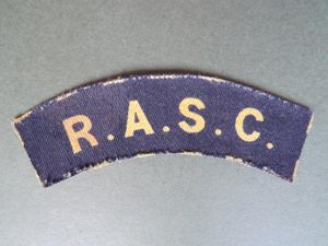 British Army WW2 Royal Army Service Corps Shoulder Title