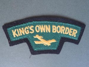 British Army King's Own Border Regiment Shoulder Title