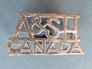 Canada Army 1927- 1936 Pattern Argyll & Sutherland Highlanders Shoulder …