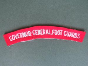 Canada WW2 Governor General Foot Guards Shoulder Title