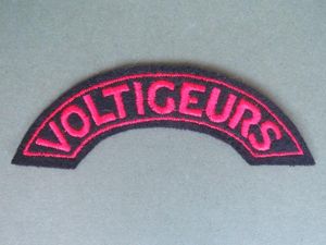 Canada Army Post WW2 Les Voltigeurs de Quebec Shoulder Title