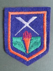 British Army HQ South East District Formation Sign