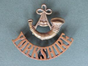 British Army The King's Own Yorkshire Light Infantry Shoulder Title