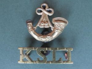 British Army The King's Shropshire Light Infantry Shoulder Title