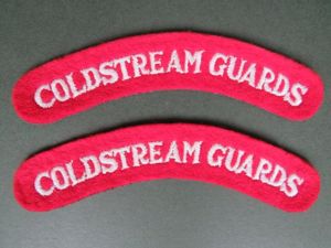 British Army Post WW2 Coldstream Guards Shoulder Titles