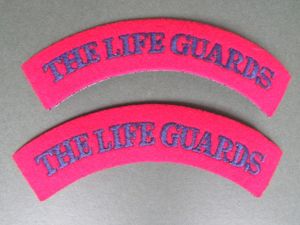 British Army The Life Guards Shoulder Titles