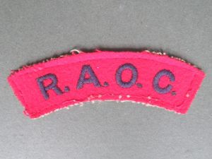 British Army WW2 Royal Army Ordnance Corps Shoulder Title