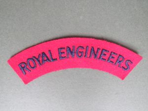 British Army Post WW2 Royal Engineers Shoulder Title