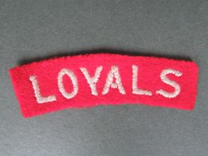 British Army WW2 'The Loyal Regiment' (North Lancashire) Shoulder Title