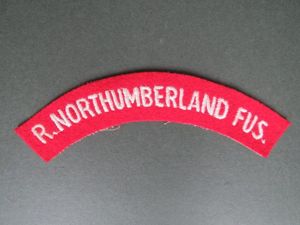 British Army Post WW2 The Royal Northumberland Fusiliers Shoulder Title