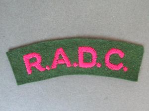 British Army Post 1955 Royal Army Dental Corps Shoulder Title