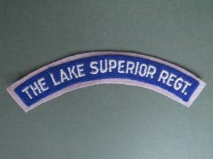 Canada Army WW2 The Lake Superior Regiment Shoulder Title