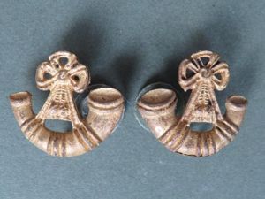 British Army 'Light Infantry' Collar Badges