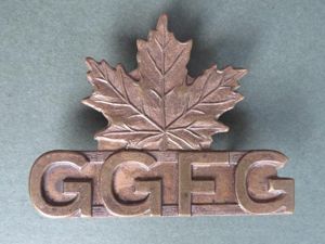 Canada WW1 The Governor General's Foot Guards Shoulder Title