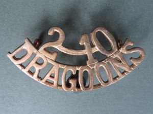 Canada Army 1937-1946 The 2nd/10th Dragoons Officer's Shoulder Title