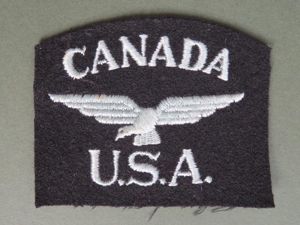 Canada / USA WW2 RCAF Nationality Shoulder Title