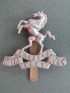 British Army The Royal West Kent Regiment Cap Badge