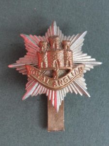 British Army Royal Anglian Regiment Cap Badge