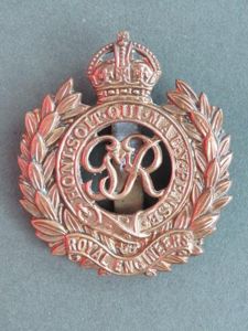 British Army Royal Engineers KGVI Cap Badge