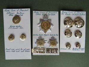 British Army Royal Corps of Transport Cap & Collar Badges, …