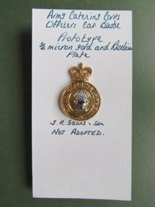 British Army 1953-1977 Army Catering Corps Officers Cap Badge