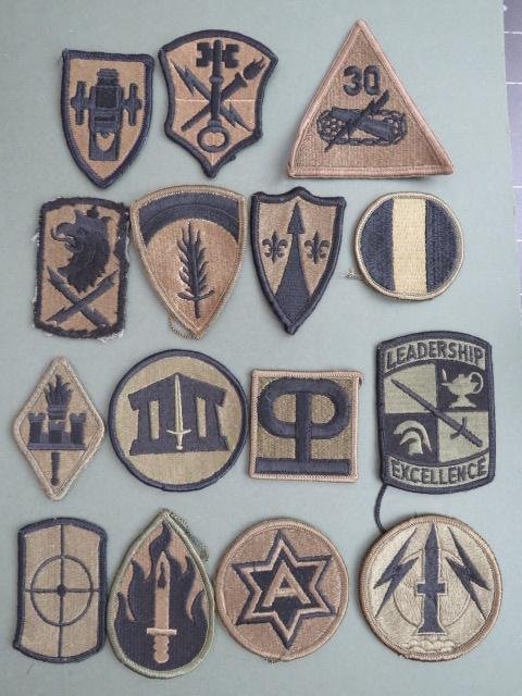 USA Army 60 Subdued Formation Shoulder Patches — image 4