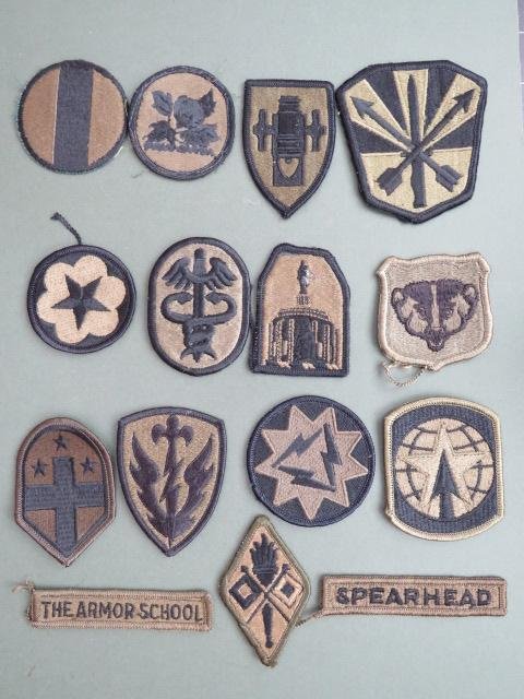 USA Army 60 Subdued Formation Shoulder Patches — image 5