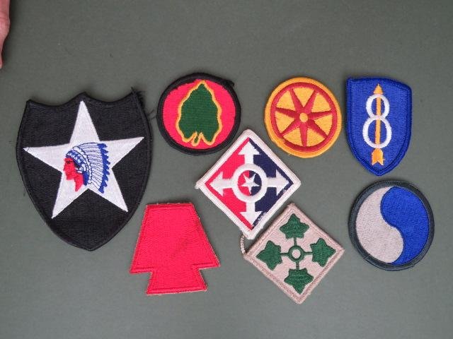 USA Army 30 Various Formation Shoulder Patches — image 2