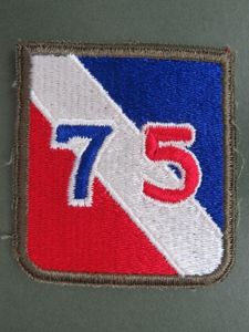 USA Army WW2 75th Division Formation Patch