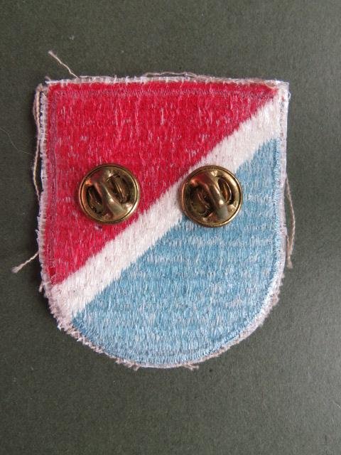 USA Army 11th Special Forces Group Beret Flash with Captain Rank Insignia — image 2