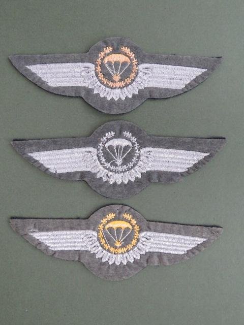 Germany Post 1983 Air Force Parachute Wings Set — image 2