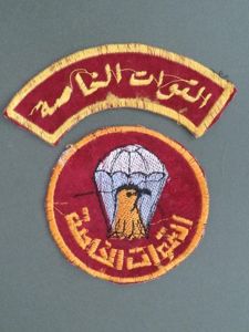 Iraq Army Airborne Forces Arm Patch and Title