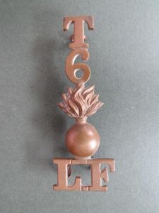British Army 6th Territorial Battalion, The Lancashire Fusiliers Shoulder Title