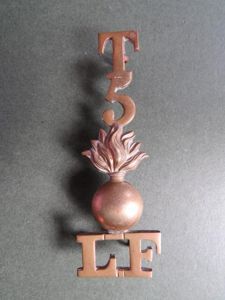 British Army 5th Territorial Battalion, The Lancashire Fusiliers Shoulder Title