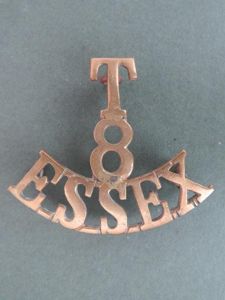 British Army 8th Territorial (Cyclist) Battalion, The Essex Regiment Shoulder …