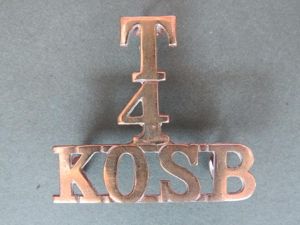 British Army 4th Territorial Battalion, The King's Own Scottish Borderers …