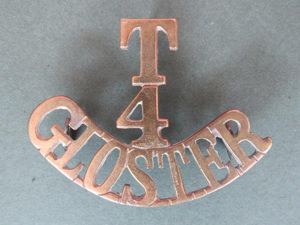 British Army 4th Territorial Battalion, The Glostershire Regiment Shoulder Title