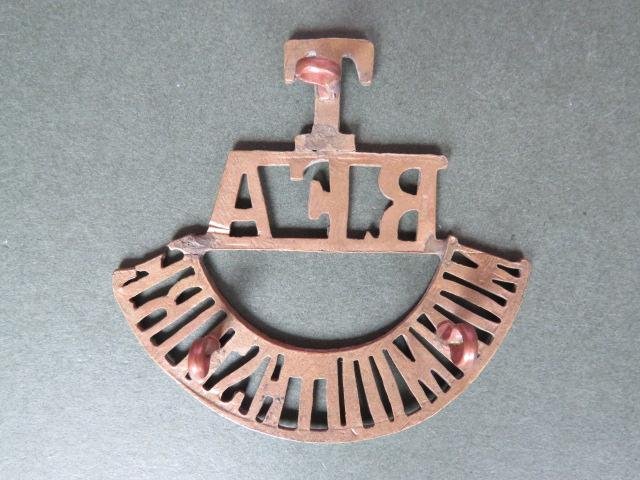 British Army Royal Field Artillery Territorial MONMOUTHSHIRE Shoulder Title — image 2