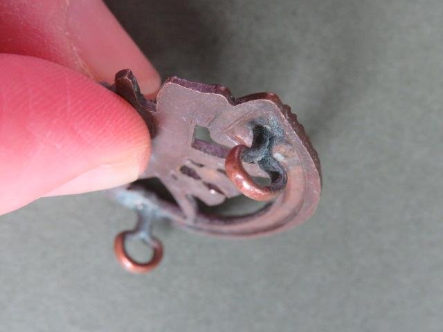 British Army Duke of Cornwall's Light Infantry Officers Service Dress Collar Badge — image 3