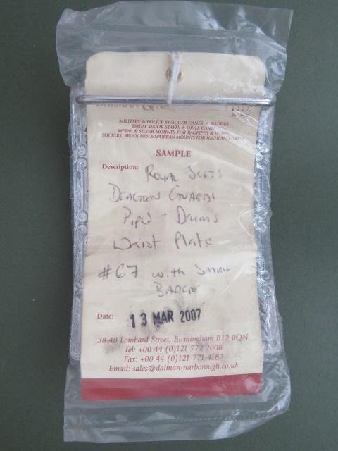 British Army Royal Scots Dragoon Guards Pipers Waist Belt Clasp — image 4