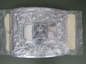 British Army Royal Scots Dragoon Guards Pipers Waist Belt Clasp