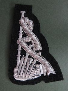 British Army 'Scottish Pipers' No1 Dress Badge