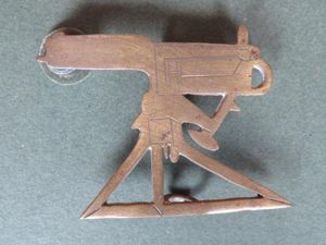 South Africa Army WW1 Period Machine Gunners Arm Badge