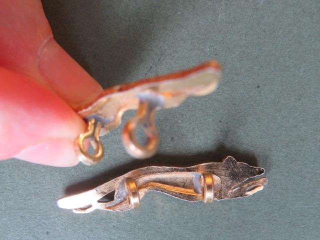 British Army Queens Own Yorkshire Yeomanry Collar Badges — image 3