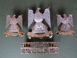 British Army Royal Scots Dragoon Guards Cap & Collar Badges …