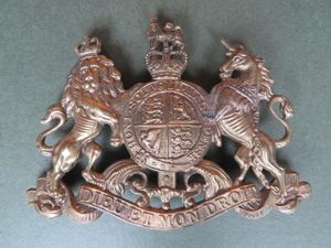 British Army EIIR The Household Cavalry Soldiers Cartouche Badge