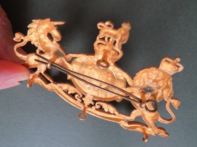 British Army The Blues & Royals Officer's Cartouche Badge — image 3